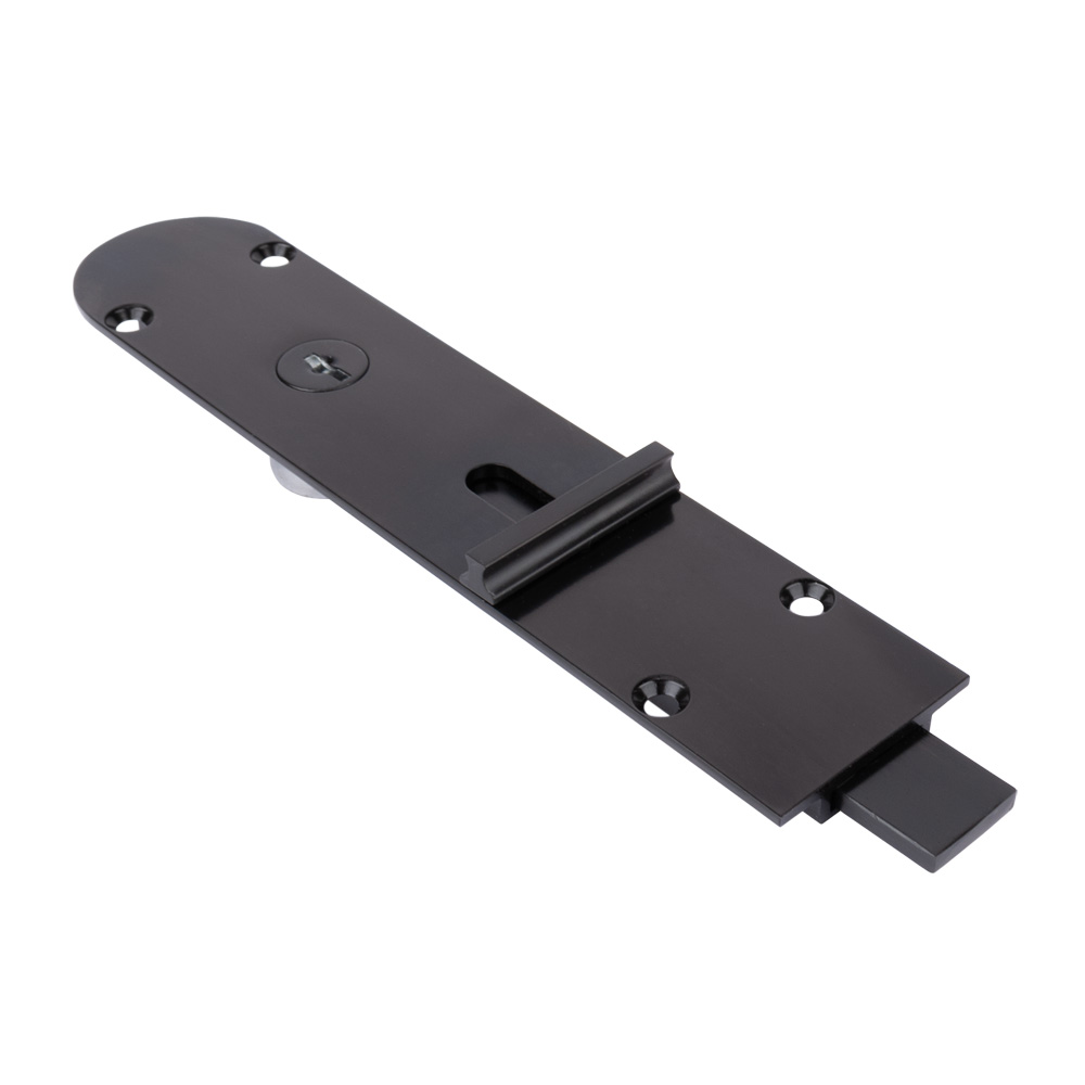 Henderson Securefold Pro Locking Flush Bolt - 190mm - Black